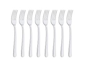 Conjunto 8 Garfos Mesa Búzios Tramontina Talheres em Aço Inox