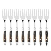 Conjunto 8 Garfos para Petisco de Aço Inox com Cabo de Resina 13,5cm Wolff Conjunto 8 Garfos para Petisco de Aço Inox com Cabo de Resina 13,5cm Wolff