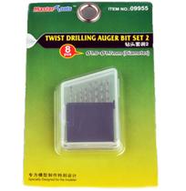 Conjunto 8 Mini Brocas 1,0mm - 1,7mm Set 2 Master Tools 9955 - Ferramenta para Modelismo Conjunto 8 Mini Brocas 1,0mm - 1,7mm Set 2 Master Tools 9955 - Ferramenta para Modelismo