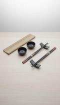 Conjunto 8 pçs para Sushi Bambu e Cerâmica Conjunto 8 pçs para Sushi Bambu e Cerâmica