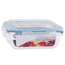 Conjunto 8 Potes Vidro Hermético Mantimentos Marmita 370Ml