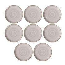 Conjunto 8 Pratos Raso Cerâmica Caoba 27,5Cm Cinza Conjunto 8 Pratos Raso Cerâmica Caoba 27,5Cm Cinza