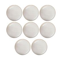 Conjunto 8 Pratos Sobremesa Cerâmica Caoba 21,2Cm Bege Conjunto 8 Pratos Sobremesa Cerâmica Caoba 21,2Cm Bege