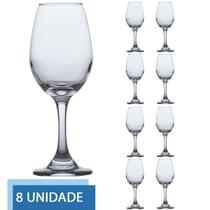 Conjunto 8 Taças de Vidro 365ml ÁGUA E VINHO
