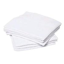 Conjunto 9 Panos de chão saco branco limpeza casa Tam M básico
