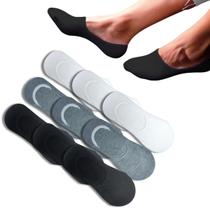 Conjunto 9 Pares Meia Invisível Unissex Curta Cores Neutras Conjunto 9 Pares Meia Invisível Unissex Curta Cores Neutras