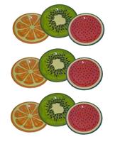 Conjunto 9 Pratos Em Melamina de Frutas Para Jantar 25cm Conjunto 9 Pratos Em Melamina de Frutas Para Jantar 25cm