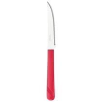 Conjunto 96 Facas Aço Inox Cabo Plástico Vermelho Luna