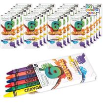 Conjunto a granel Crayons ArtCreativity, 50 pacotes x 6 a 300 no total para crianças