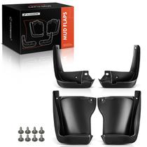 Conjunto A-Premium de 4 peças Mud Flaps Splash Guards Para-lamas com acessórios de hardware compatíveis com Honda Accord, 2008-2012, somente sedã, cor preta, dianteira e traseira (lados do motorista e do passageiro)