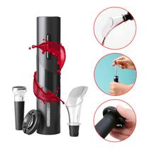 Conjunto Abridor Elétrico Cortador Aerador Rolha Vinho
