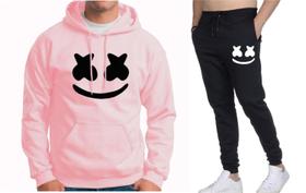 Conjunto abrigo moletom blusa e calça dj marshmellow Conjunto abrigo moletom blusa e calça dj marshmellow