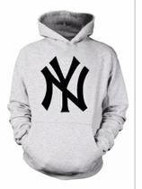 Conjunto Abrigo Moletom Blusa E Calça New York Ny Lançamento