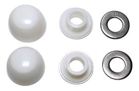 Conjunto Acabamento Fixacao Bacia/Bide Suspenso Branco Gelo - SBS0117