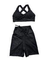 Conjunto Academia Feminino Fitness Short e Top c/ bojo