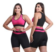 Conjunto Academia Top e Short Fitness Academia Feminino