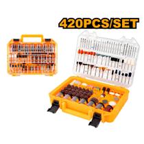 Conjunto Acessórios Micro Retífica 420 Peças INGCO Conjunto Acessórios Micro Retífica 420 Peças INGCO