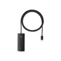 Conjunto Adaptadores USB-C Baseus Lite Series BS 4 em 1 - Preto