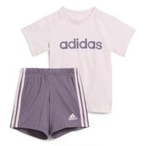 Conjunto Adidas Camiseta + Short Logo Linear Infantil