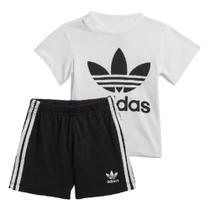 Conjunto Adidas Shorts Camiseta Trefoil Infantil - FI8318 Conjunto Adidas Shorts Camiseta Trefoil Infantil - FI8318