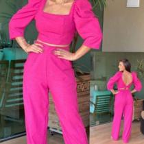 Conjunto Adulto Feminino,Tecido ,Viscolinho Tamanho:M,G