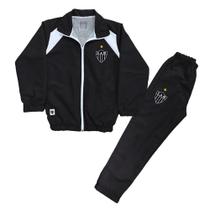 Conjunto Agasalho Atlético MG Infantil Juvenil Microfibra