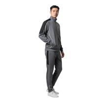 Conjunto Agasalho Champion Two Tone Outline Masculino Cinza