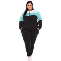 Conjunto Agasalho Feminino Plus Size - M ao G3