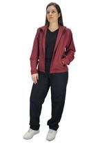 Conjunto Agasalho Feminino Tactel Microfibra Corta Vento Forrado