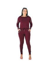 Conjunto Agasalho Manga Curta Pedraria Calça Jogger Girls 16