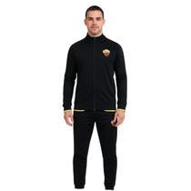 Conjunto Agasalho Preto Jaqueta Calça Roma Italia Preto SPR Conjunto Agasalho Preto Jaqueta Calça Roma Italia Preto SPR