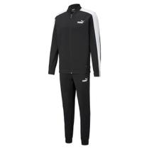Conjunto Agasalho Puma Baseball Tricot Suit Preto E Branco Conjunto Agasalho Puma Baseball Tricot Suit Preto E Branco