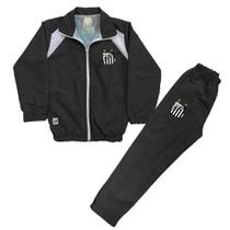 Conjunto Agasalho Santos Infantil Juvenil Microfibra