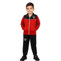 Conjunto Agasalho São Paulo Infantil Jaqueta e Calça