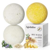 Conjunto Agodafoo de Shampoo e Condicionador com Água de Arroz