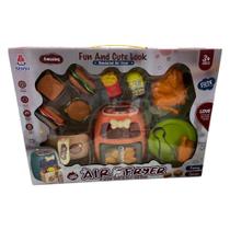 Conjunto Air Fryer Infantil com Luzes e Acessórios Conjunto Air Fryer Infantil com Luzes e Acessórios