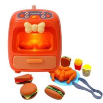 Conjunto Air Fryer Infantil com Luzes e Acessórios Conjunto Air Fryer Infantil com Luzes e Acessórios
