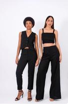 Conjunto Alfaiataria Amanda Cropped Conjunto Alfaiataria Amanda Cropped