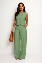 Conjunto Alfaiataria Boss Colete E Calça Pantalona Social