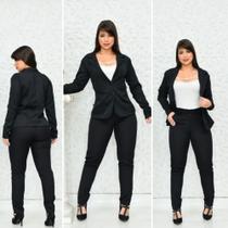 Conjunto Alfaiataria Tamanho 38 cor preta