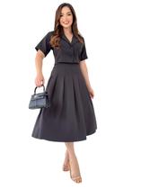 Conjunto Alfaitaria Feminino Saia Blusa Moda Evangelica