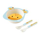 Conjunto Alimentação Bowl Baby 3 Peças Girafa - Zoop Toys