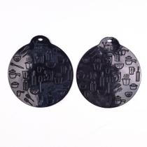 Conjunto Almofada De Silicone Para Fogão De Indução VEM15Cm 2 Peças Preto