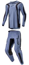 Conjunto Alpinestars Fluid Lurv - Equipamento de Moto Azul Claro/Preto Conjunto Alpinestars Fluid Lurv - Equipamento de Moto Azul Claro/Preto