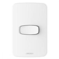 Conjunto Alumbra Gracia 4X2 Branco Com Placa 1 Paralelo 85323