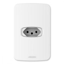 Conjunto Alumbra Gracia 4X2 Branco Com Placa 1 Tomada 20A 85334