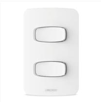 Conjunto Alumbra Gracia 4x2 Interruptor Duplo 10A