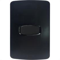 Conjunto Alumbra Gracia Maxx 4X2 Preto Com Placa 1 Simples 85648 Conjunto Alumbra Gracia Maxx 4X2 Preto Com Placa 1 Simples 85648