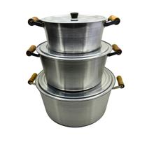 Conjunto Alumínio Panela Grande N 26-32-40 Hotel Restaurante