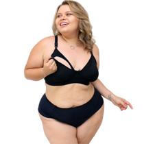 Conjunto Amamentação Sutiã Com Fecho Click E Calcinha Alta Conjunto Amamentação Sutiã Com Fecho Click E Calcinha Alta